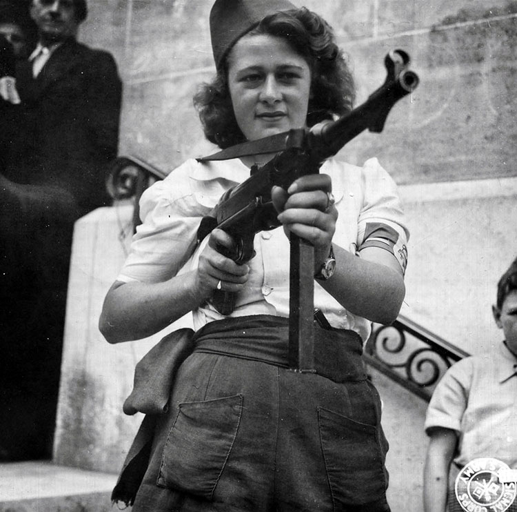 Simone Segouin combattante Resistance française
