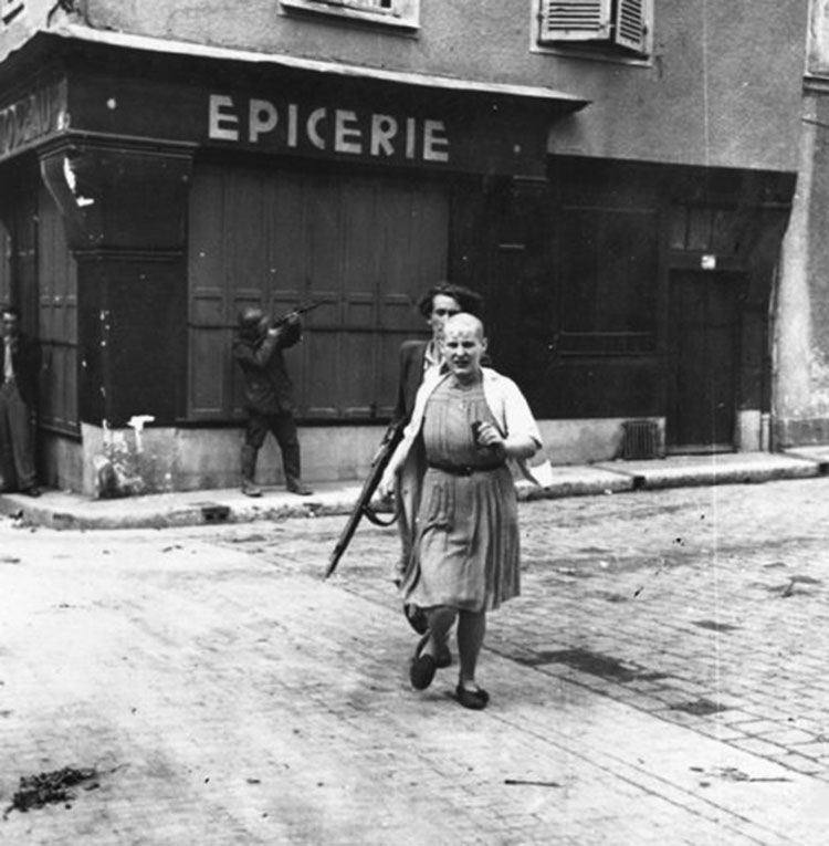femme tondue 1944 liberation
