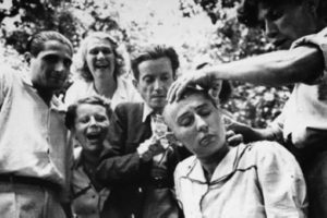 femme tonte 1944 liberation