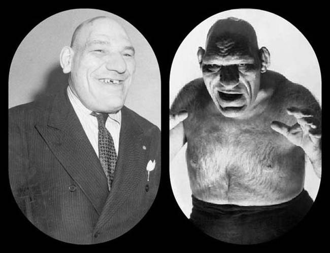 Maurice Tillet, photo ancienne, anomalies physiques, photos anciennes handicap, photos anciennes physique, photos anciennes maladie, vieille photo maladie