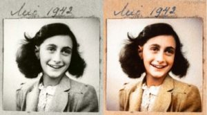 Top 25 photos anciennes historiques colorisées Anne Frank