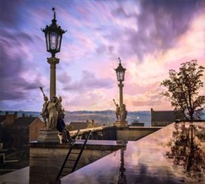 Top 25 photos anciennes historiques colorisées Vue du Capitole à Nashville